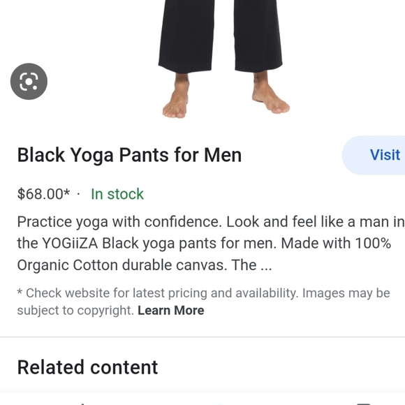 Yogiiza 100% Organic Cotton Martial Arts Gi Style Canvas Drawstring Yoga MA pant - Picture 4 of 13